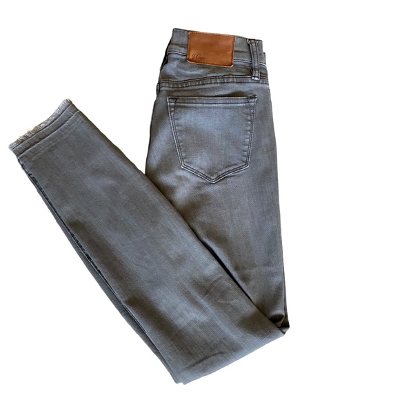 J.Crew Toothpick Jeans Size 26 Light Gray - Picture 2 of 8